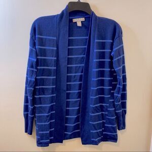Banana Republic Blue Striped Cardigan